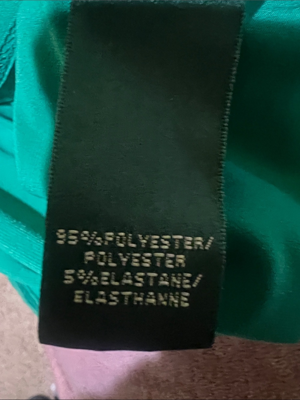 Lauren Ralph Lauren Green Draped Jersey Sheath Dress - Picture 7 of 7